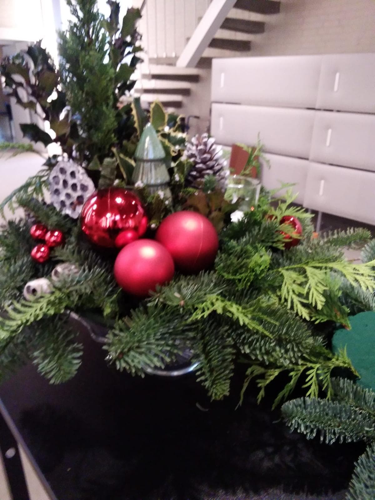 Bloemschikken kerst