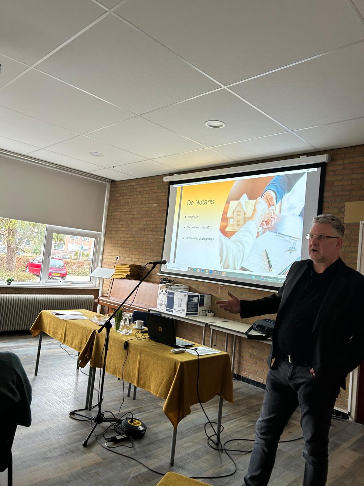 Lezing notaris krijger
